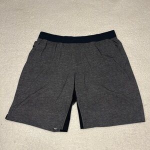 Lululemon Men Gray T.H.E Short Linerless 10” Inseam Active Shorts